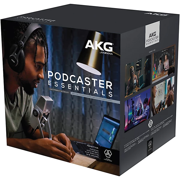 AKG Podcaster Essentials With Lyra USB Microphone and K371 Headphones Level 1 L74375004000000.gc