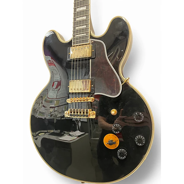 Used Epiphone BB King Lucille Black Hollow Body Electric Guitar