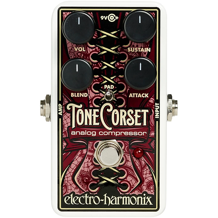 Electro Harmonix Tone Corset Analog Compressor Effects Pedal
