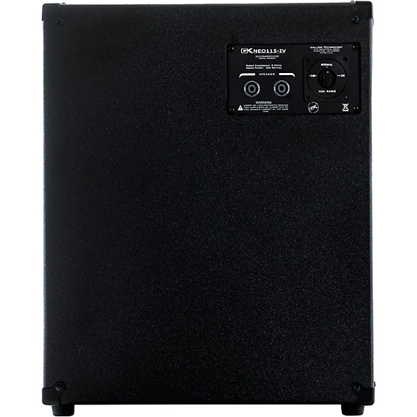Gallien Krueger Neo115 IV 500W 1x15 Bass Speaker Cabinet Black