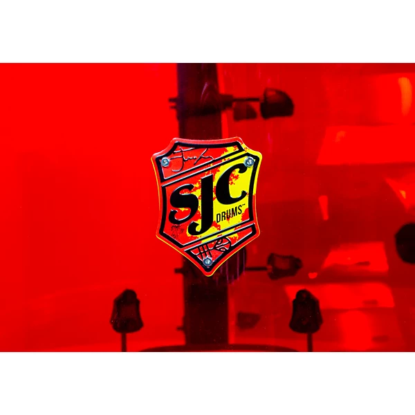 SJC Drums Josh Dun Torch 3 Piece Shell Pack Red Acrylic