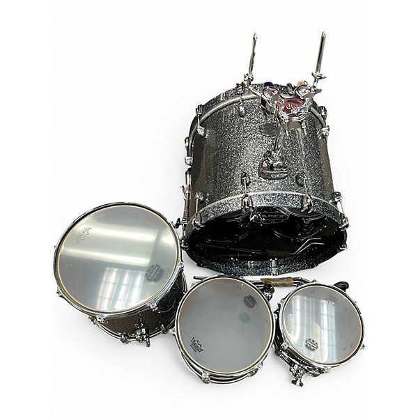 Mapex Used Mapex 4 Piece Saturn Jazz granite sparkle Drum Kit.gc