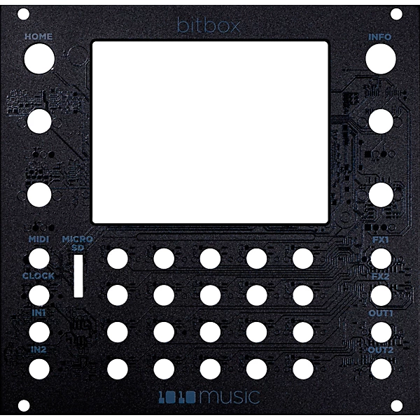 Black Faceplate for Bitbox MK1 or MK2