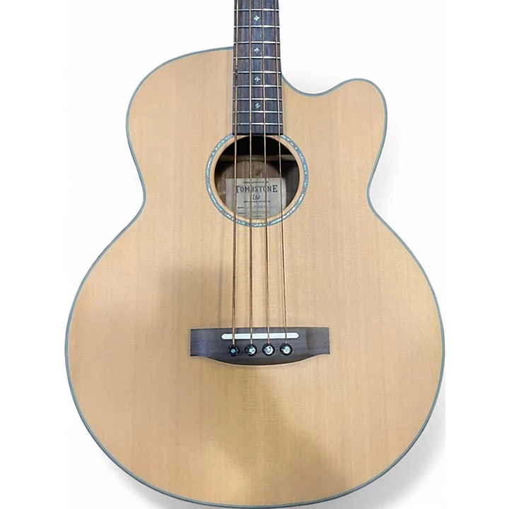 ESP Used ESP ltd tombstone jb320e Natural Acoustic Bass Guitar.gc