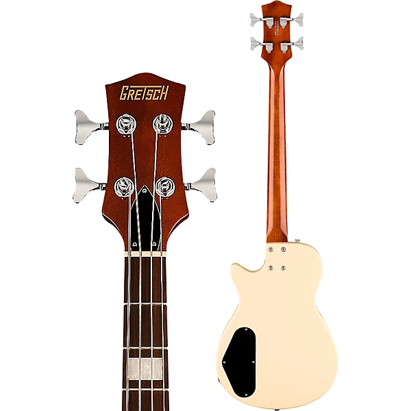 Gretsch Guitars Limited Edition Electromatic Junior Jet Bass II Short Scale Bass Guitar Vintage White