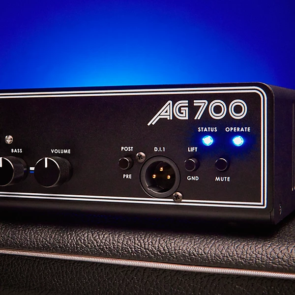 AG 700 V2 700W Bass Amp Head Black