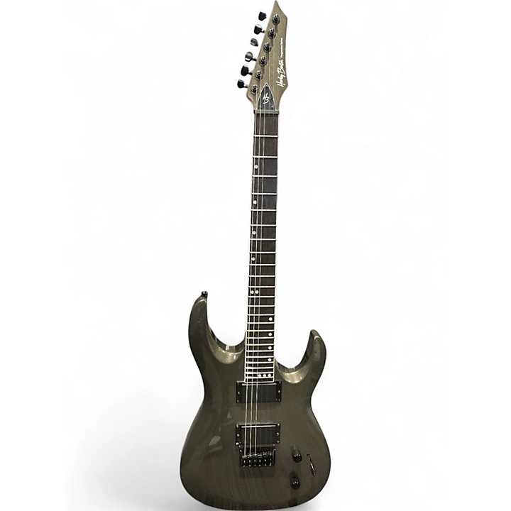 Harley Benton Used Harley Benton Progressive Series Dark Grey Solid Body Electric Guitar.gc