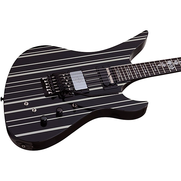 Schecter Guitar Research Synyster Gates Custom S Electric Guitar Level 1 Black Pinstripes K37175004001000.gc