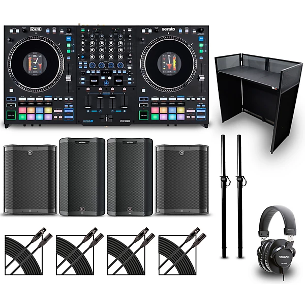 PERFORMER Stage Bundle with DJ Booth and Speakers