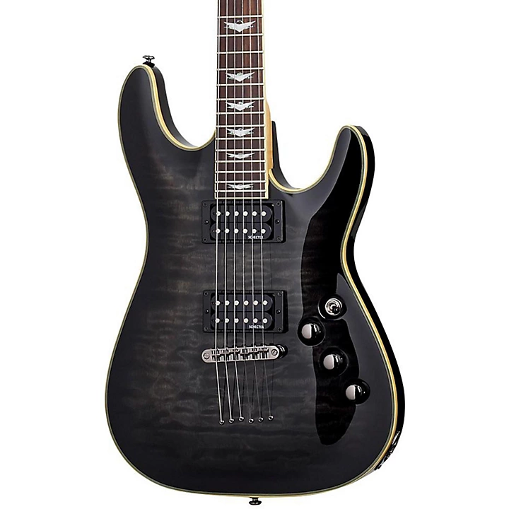 Omen Extreme 6 Electric Guitar See Thru Black