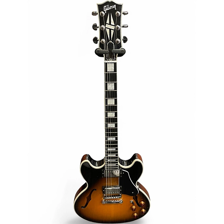 Gibson Used 2014 Gibson Memphis Midtown Custom Vintage Sunburst Hollow Body Electric Guitar.gc