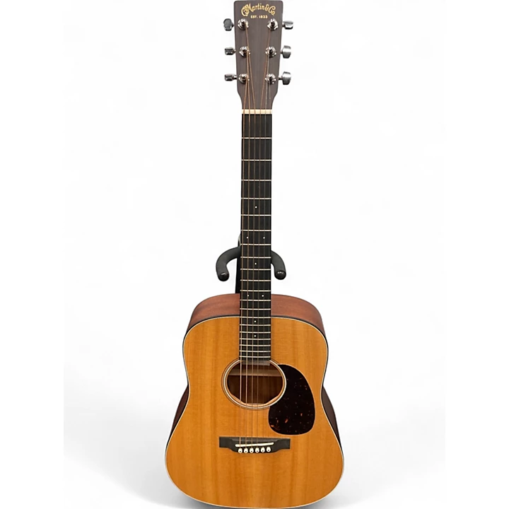 Used Martin D Jr E Natural Acoustic Electric Guitar