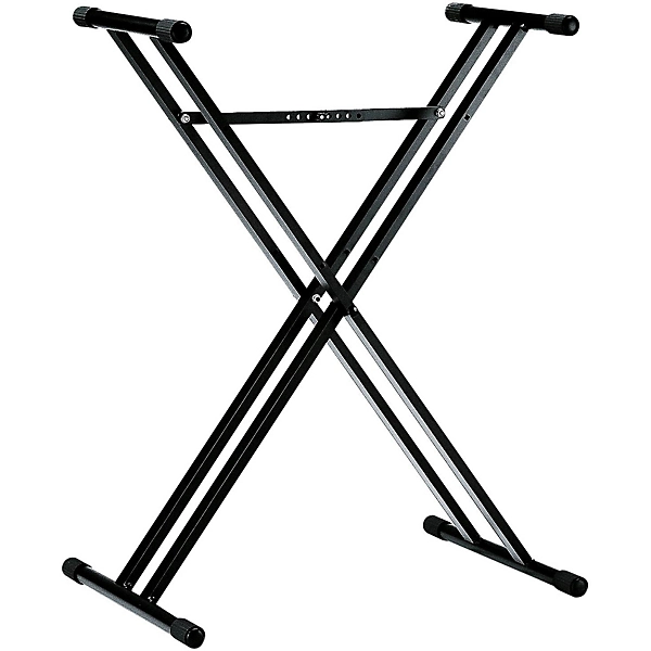 1896307155 X Style Double Braced Keyboard Stand Black