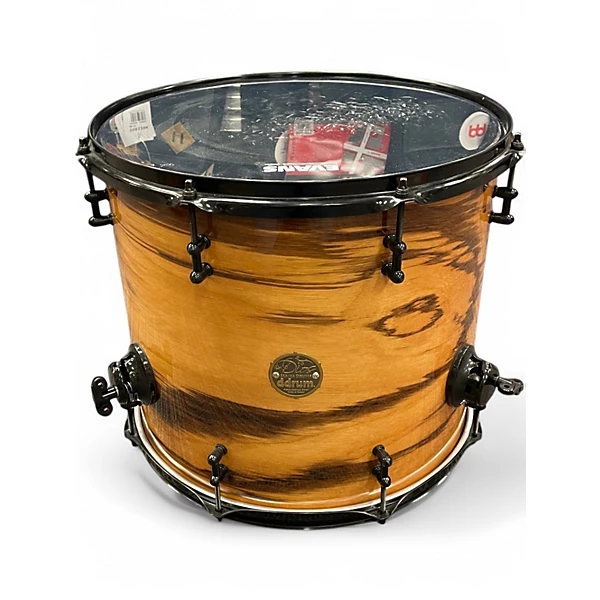 ddrum Used ddrum 5 Piece Dios Series Zebrawood Drum Kit.gc