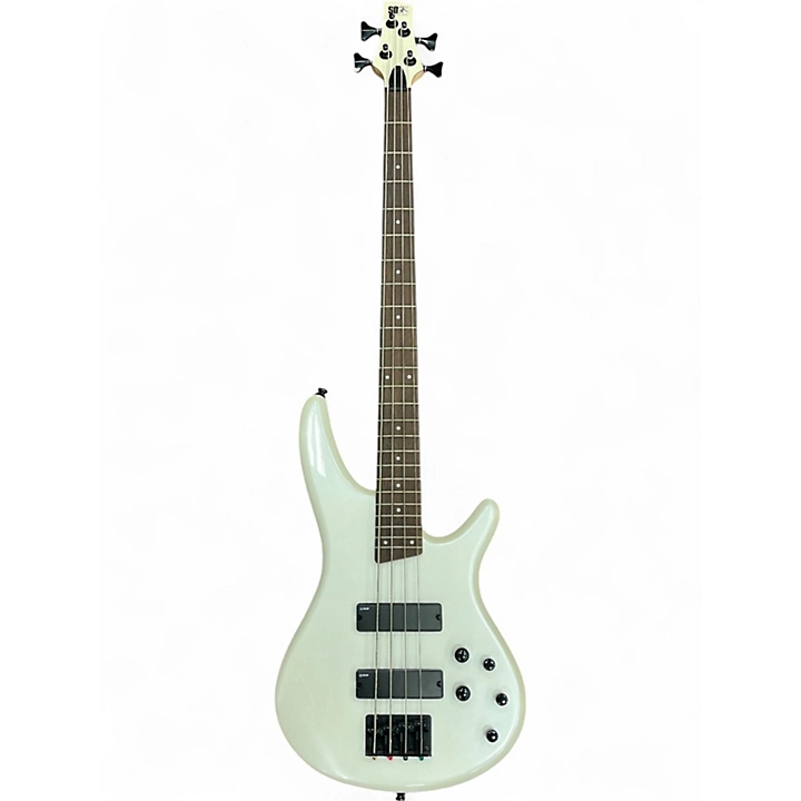 Used Ibanez SR250 Pearl White Electric Bass Guitar