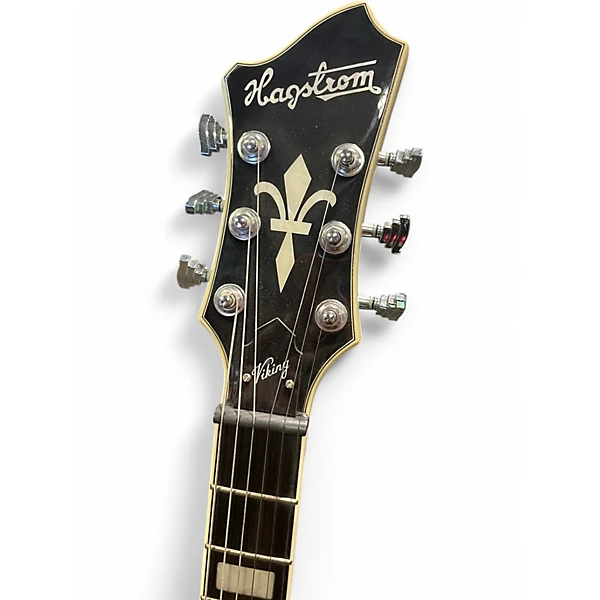 Hagstrom Used Hagstrom VIKING LIMITED EDITION AGED SKY BLUE Hollow Body Electric Guitar.gc