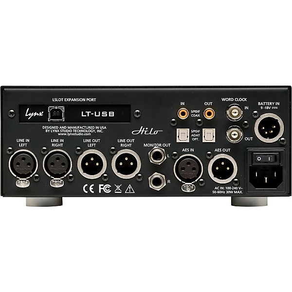 Lynx Hilo USB Black Reference AD DA Converter Level 1 J45765004000000.gc