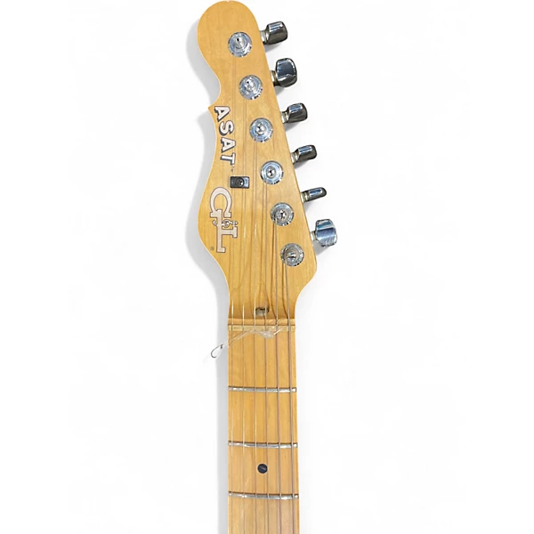 GL Used GL ASAT Deluxe Left Handed Black Electric Guitar.gc