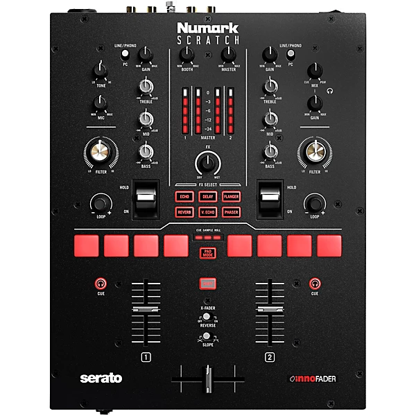 Numark Scratch 2 Channel DJ Mixer for Serato DJ Pro Level 1 L59093004000000.gc