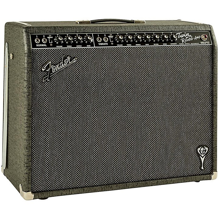 Fender GB George Benson Twin Reverb 2x12 Guitar Combo Amp Level 2 Gray