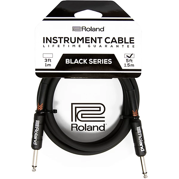 Black Series 1 4 Straight Straight Instrument Cable 5 ft Black