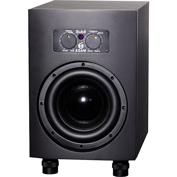 ADAM Audio Sub8 Powered Studio Subwoofer Level 1 Black 605051004001000.gc