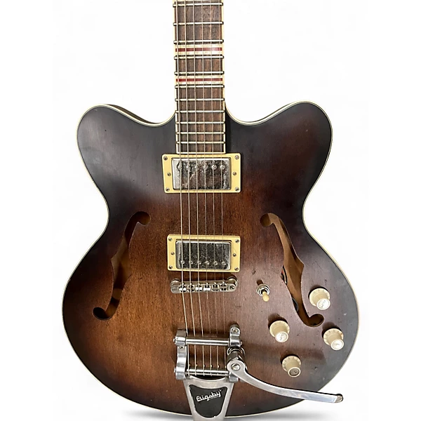 Hofner Used Hofner VERYTHIN CONTEMPORARY SERIES LIMITED EDITION 2 Color Sunburst Hollow Body Electric Guitar.gc
