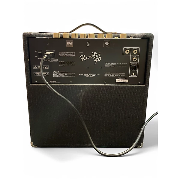 Used Fender Rumble V3 40W 1x10 Bass Combo Amp