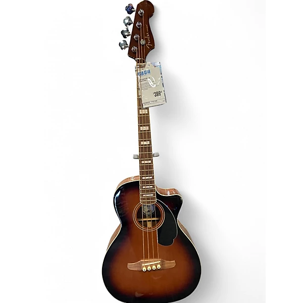 Fender Used Fender Kingman 4 String Natural Acoustic Bass Guitar.gc