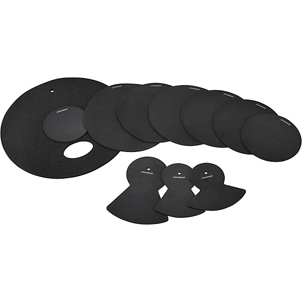 Drum Silencer Pack with Cymbal and Hi hat Mutes 10