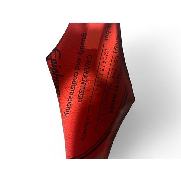 Used Epiphone ES335 FIGURED IG BLUEBERRY BURST Hollow Body Electric Guitar