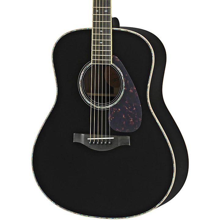 Yamaha LL16DR L Series Solid Rosewood Spruce Dreadnought Acoustic Electric Guitar Level 2 Black