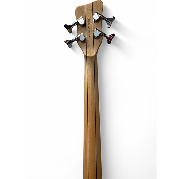 Warwick Used Warwick Corvette Double Buck 4 String Trans Red Electric Bass Guitar.gc