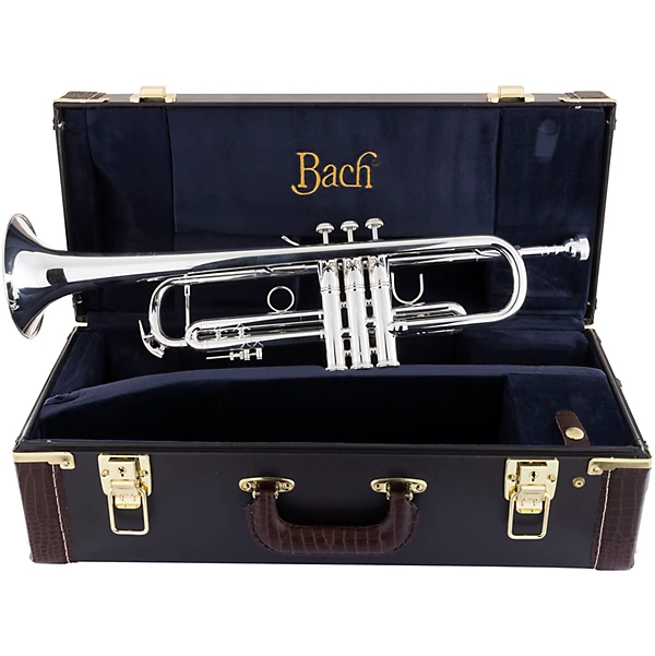 180 Stradivarius 43 Bell Series Professional Bb Trumpet with Reverse Leadpipe Silver plated Yellow Brass Bell