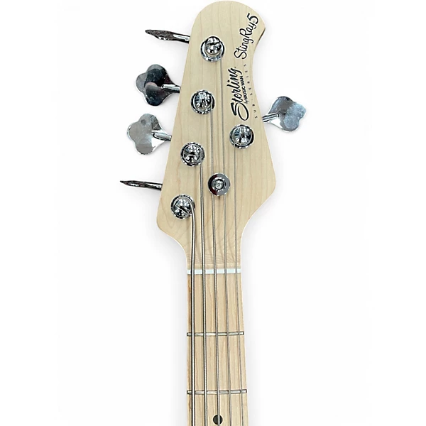 Sterling by Music Man Used Sterling by Music Man Ray5 5 String Chopper Blue Electric Bass Guitar.gc