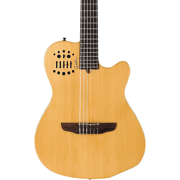 Godin ACS SA Nylon String Cedar Top Acoustic Electric Classical Guitar Semi Gloss Natural