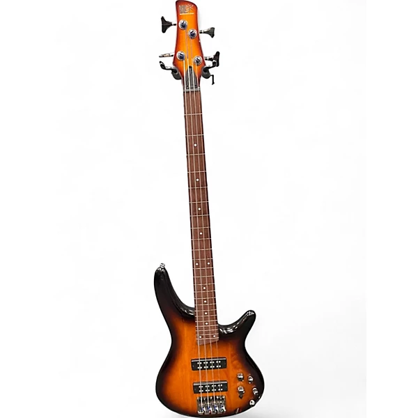 Used Ibanez SR370F Brown Sunburst Electric Bass Guitar