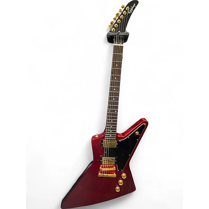 Epiphone Used Epiphone Explorer Ruby Solid Body Electric Guitar.gc