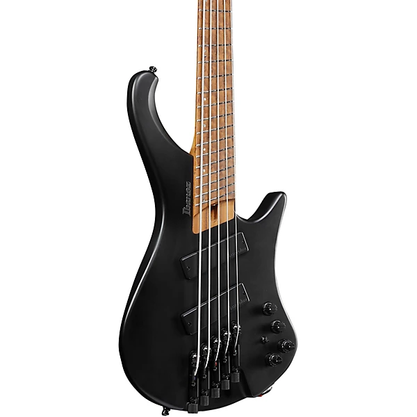 EHB1005MS 5 String Multi Scale Ergonomic Headless Bass Flat Black