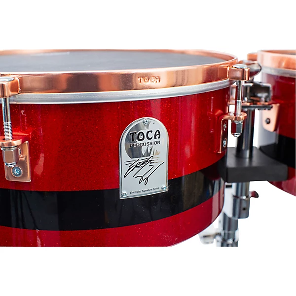 Eric Velez Signature Series Timbales Rojo Arandano Glitter