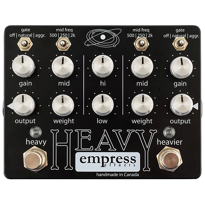 Heavy Dual Channel Distortion Guitar Effects Pedal