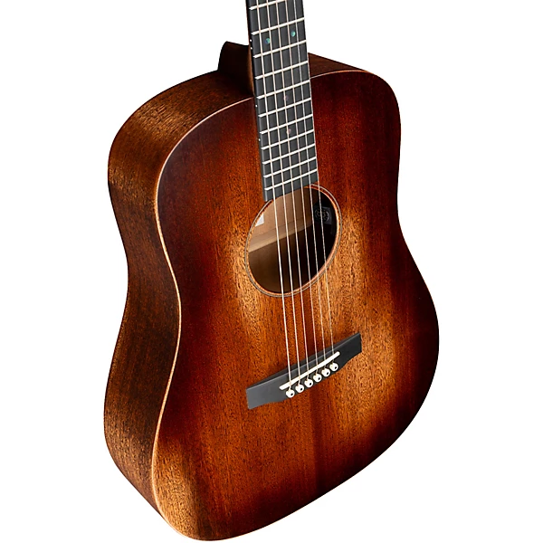 Martin D Jr E StreetMaster Dreadnought Acoustic Electric Guitar Dark Mahogany