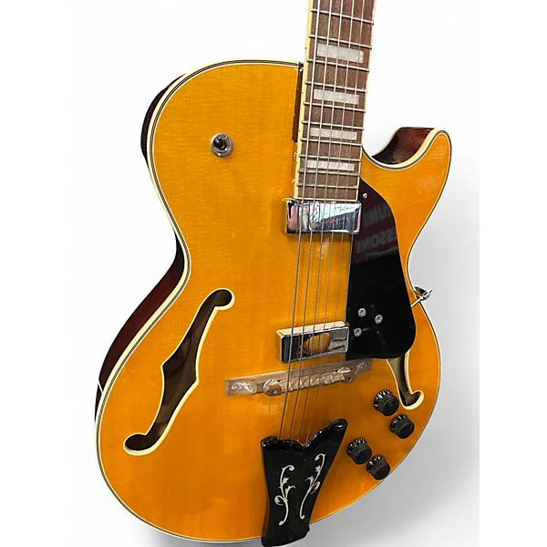 Ibanez Used Ibanez GB10EM Natural Hollow Body Electric Guitar.gc