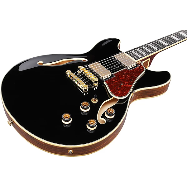 AS93BC Artcore Semi Acoustic Electric Guitar Black