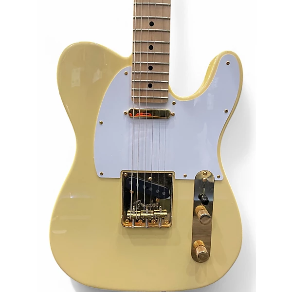 Fender Used Fender Limited Edition American Pro Telecaster Vintage White Solid Body Electric Guitar.gc