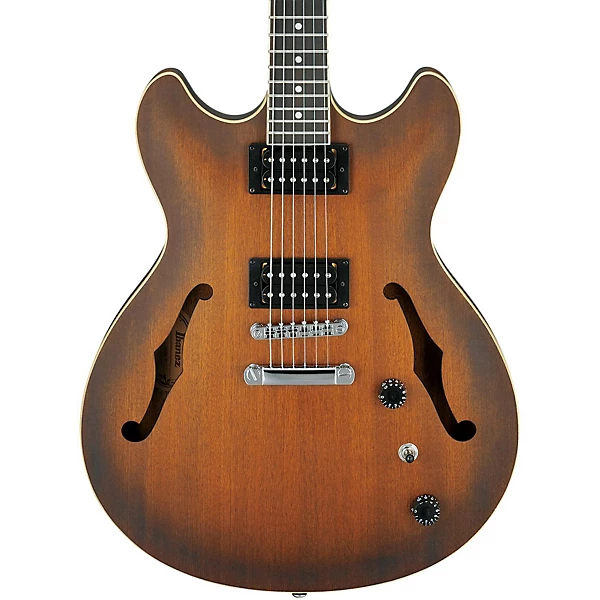 Artcore Series AS53 Semi Hollow Electric Guitar Flat Tobacco