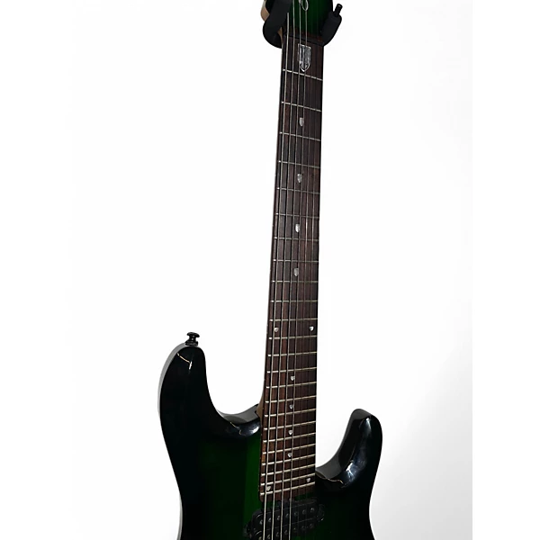 Used Sterling by Music Man JP50 John Petrucci Signature Green Solid Body Electric Guitar