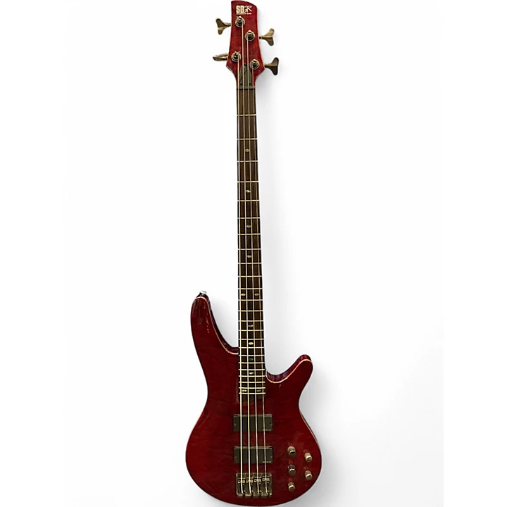 Used Ibanez SRA500 Red Electric Bass Guitar