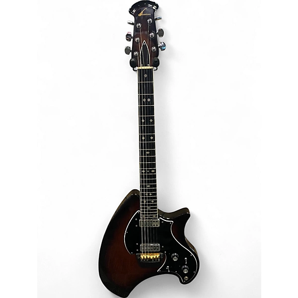 Vintage 1970s Ovation DEACON Honey Burst Solid Body Electric Guitar