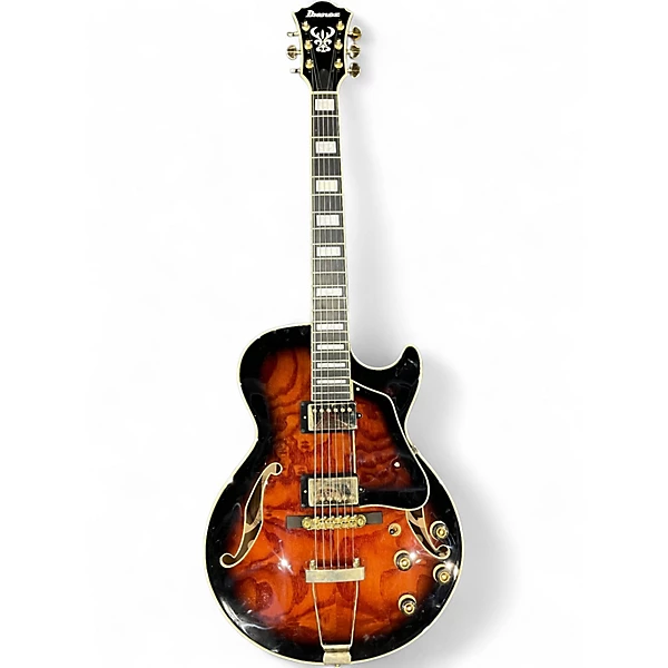 Ibanez Used Ibanez AG95 Artcore Expressionist Brown Sunburst Hollow Body Electric Guitar